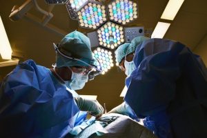 ENT specialist as surgeon